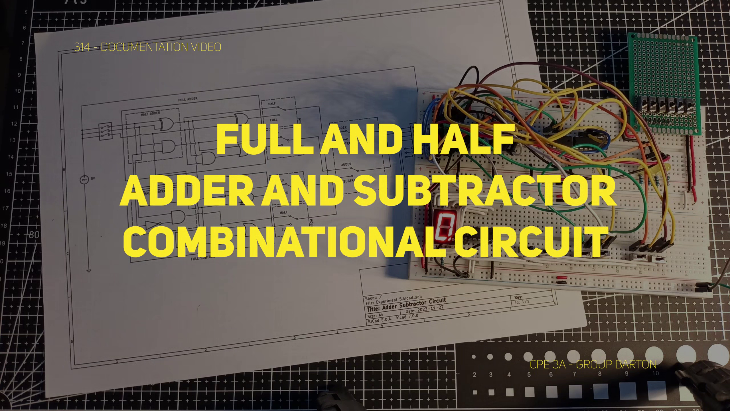 Full Adder and Subtractor Circuit